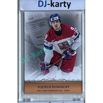 2024/25 LC Repre serie 1 #WJC-05 Vojtěch Husinecký World Junior Championship 2025 Canada Gold