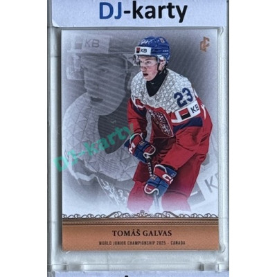 2024/25 LC Repre serie 1 #WJC-06 Tomáš Galvas World Junior Championship 2025 Canada Gold