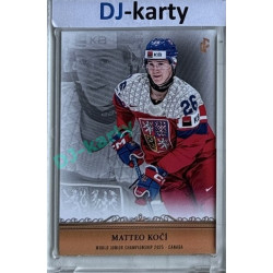 2024/25 LC Repre serie 1 #WJC-07 Matteo Kočí World Junior Championship 2025 Canada Gold