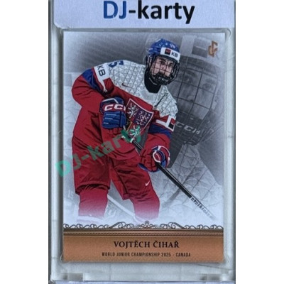2024/25 LC Repre serie 1 #WJC-11 Vojtěch Čihař World Junior Championship 2025 Canada Gold