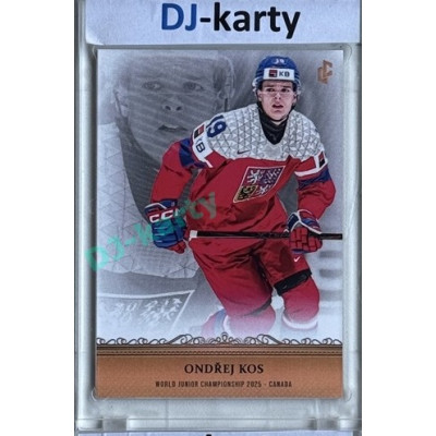 2024/25 LC Repre serie 1 #WJC-14 Ondřej Kos World Junior Championship 2025 Canada Gold