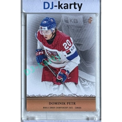 2024/25 LC Repre serie 1 #WJC-15 Dominik Petr World Junior Championship 2025 Canada Gold