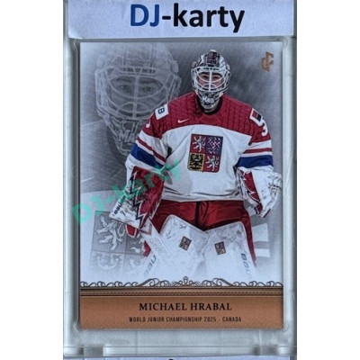 2024/25 LC Repre serie 1 #WJC-23 Michael Hrabal World Junior Championship 2025 Canada Gold