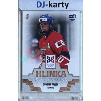 2024/25 LC Repre serie 1 #HGC-10 Dominik Pavlík Hlinka Gretzky Cup 2024 Gold