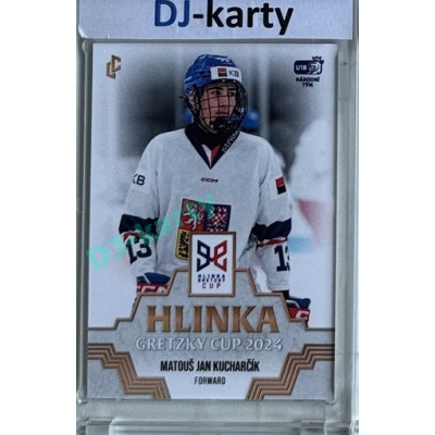 2024/25 LC Repre serie 1 #HGC-11 Matouš Jan Kucharčík Hlinka Gretzky Cup 2024 Gold