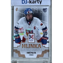 2024/25 LC Repre serie 1 #HGC-12 Tomáš Poletín Hlinka Gretzky Cup 2024 Gold