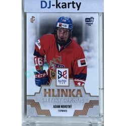 2024/25 LC Repre serie 1 #HGC-13 Adam Novotný Hlinka Gretzky Cup 2024 Gold
