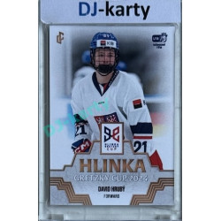 2024/25 LC Repre serie 1 #HGC-15 David Hrubý Hlinka Gretzky Cup 2024 Gold