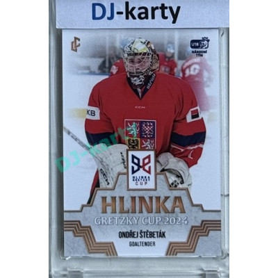 2024/25 LC Repre serie 1 #HGC-22 Ondřej Štěbeták Hlinka Gretzky Cup 2024 Gold