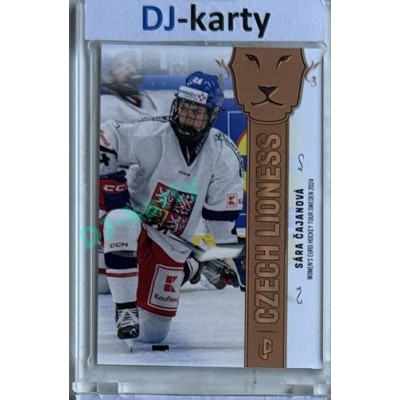 2024/25 LC Repre serie 1 #WEHT-04 Sára Čajanová Women´s Euro Hockey Tour Sweden 2024 Gold