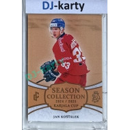 2024/25 LC Repre serie 1 #KC-05 Jan Košťálek Season Collection Karjala Cup 2024 Gold