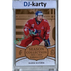 2024/25 LC Repre serie 1 #KC-09 Radek Kučeřík Season Collection Karjala Cup 2024 Gold