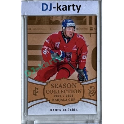 2024/25 LC Repre serie 1 #KC-09 Radek Kučeřík Season Collection Karjala Cup 2024 Gold
