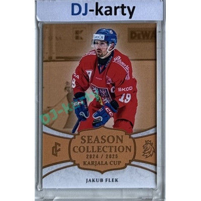 2024/25 LC Repre serie 1 #KC-12 Jakub Flek Season Collection Karjala Cup 2024 Gold