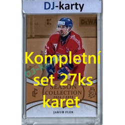 2024/25 LC Repre serie 1 kompletní Season Collection Karjala Cup Gold set 27ks karet