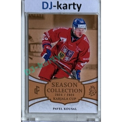 2024/25 LC Repre serie 1 #KC-15 Pavel Kousal Season Collection Karjala Cup 2024 Gold