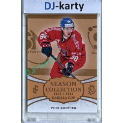2024/25 LC Repre serie 1 #KC-20 Petr Kodýtek Season Collection Karjala Cup 2024 Gold