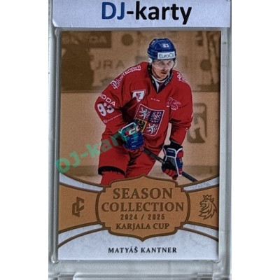 2024/25 LC Repre serie 1 #KC-21 Matyáš Kantner Season Collection Karjala Cup 2024 Gold