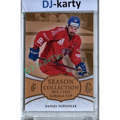 2024/25 LC Repre serie 1 #KC-22 Daniel Voženílek Season Collection Karjala Cup 2024 Gold