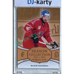 2024/25 LC Repre serie 1 #KC-25 Radim Zohorna Season Collection Karjala Cup 2024 Gold