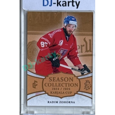 2024/25 LC Repre serie 1 #KC-25 Radim Zohorna Season Collection Karjala Cup 2024 Gold