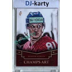 2024/25 LC Repre serie 1 #CHA-18 Dominik Kubalík Champs Art Red