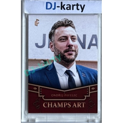 2024/25 LC Repre serie 1 #CHA-31 Ondřej Pavelec Champs Art Red