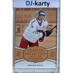 2024/25 LC Repre serie 1 #SHG-02 Ronald Knot Season Collection Swiss Hockey Games 2024 Gold