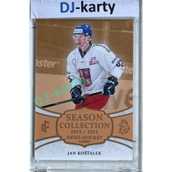 2024/25 LC Repre serie 1 #SHG-03 Jan Košťálek Season Collection Swiss Hockey Games 2024 Gold