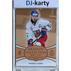 2024/25 LC Repre serie 1 #SHG-06 Daniel Gazda Season Collection Swiss Hockey Games 2024 Gold