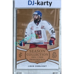 2024/25 LC Repre serie 1 #SHG-07 Libor Zábranský Season Collection Swiss Hockey Games 2024 Gold