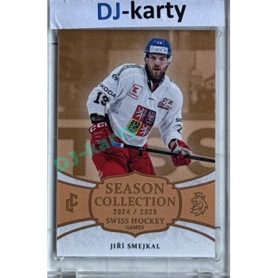 2024/25 LC Repre serie 1 #SHG-12 Jiří Smejkal Season Collection Swiss Hockey Games 2024 Gold