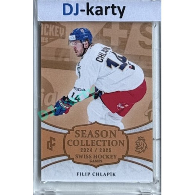 2024/25 LC Repre serie 1 #SHG-13 Filip Chlapík Season Collection Swiss Hockey Games 2024 Gold