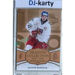 2024/25 LC Repre serie 1 #SHG-16 Jáchym Kondelík Season Collection Swiss Hockey Games 2024 Gold