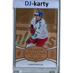2024/25 LC Repre serie 1 #SHG-17 Lukáš Sedlák Season Collection Swiss Hockey Games 2024 Gold