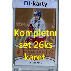 2024/25 LC Repre serie 1 kompletní Season Collection Swiss Hockey Games Gold set 26ks karet