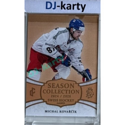 2024/25 LC Repre serie 1 #SHG-20 Michal Kovařčík Season Collection Swiss Hockey Games 2024 Gold