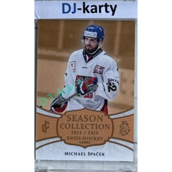 2024/25 LC Repre serie 1 #SHG-21 Michael Špaček Season Collection Swiss Hockey Games 2024 Gold