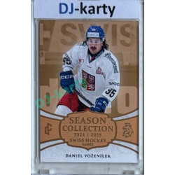 2024/25 LC Repre serie 1 #SHG-23 Daniel Voženílek Season Collection Swiss Hockey Games 2024 Gold