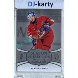 2024/25 LC Repre serie 1 #KC-02 Martin Jandus Season Collection Karjala Cup 2024 Platinum xx/50