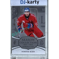 2024/25 LC Repre serie 1 #KC-04 Dominik Mašín Season Collection Karjala Cup 2024 Platinum xx/50