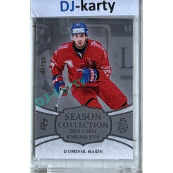 2024/25 LC Repre serie 1 #KC-04 Dominik Mašín Season Collection Karjala Cup 2024 Platinum xx/50