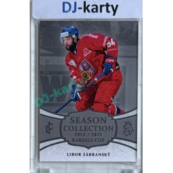2024/25 LC Repre serie 1 #KC-07 Libor Zábranský Season Collection Karjala Cup 2024 Platinum xx/50