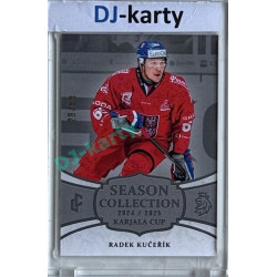 2024/25 LC Repre serie 1 #KC-09 Radek Kučeřík Season Collection Karjala Cup 2024 Platinum xx/50