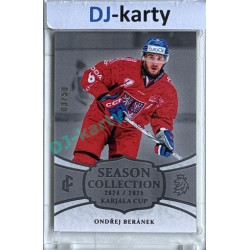 2024/25 LC Repre serie 1 #KC-11 Ondřej Beránek Season Collection Karjala Cup 2024 Platinum xx/50