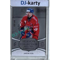 2024/25 LC Repre serie 1 #KC-12 Jakub Flek Season Collection Karjala Cup 2024 Platinum xx/50