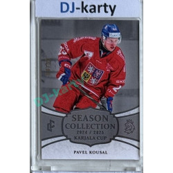 2024/25 LC Repre serie 1 #KC-15 Pavel Kousal Season Collection Karjala Cup 2024 Platinum xx/50
