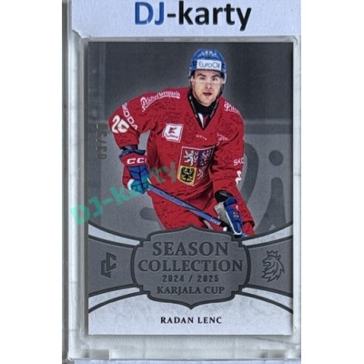 2024/25 LC Repre serie 1 #KC-16 Radan Lenc Season Collection Karjala Cup 2024 Platinum xx/50