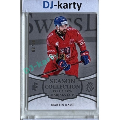 2024/25 LC Repre serie 1 #KC-18 Martin Kaut Season Collection Karjala Cup 2024 Platinum xx/50