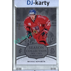 2024/25 LC Repre serie 1 #KC-19 Michal Kovařčík Season Collection Karjala Cup 2024 Platinum xx/50